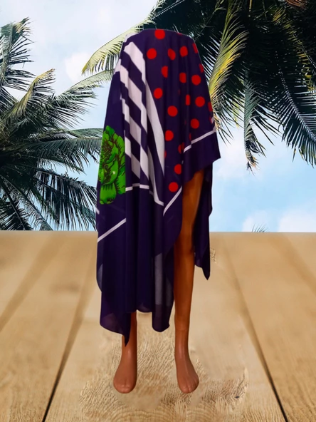 Şal Pareo - Mor Standart - 4