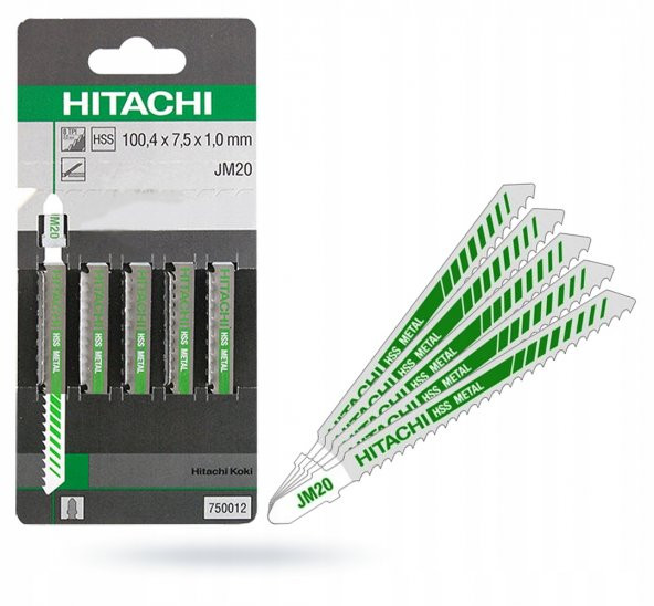 Hitachi 750012 100.4-75X7.5X1.0Mm Jm20 Dekupaj Bıçağı Metal 5Li