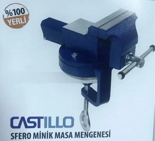 Kanca Castıllo Sfero Minik Masa Mengene 75 MM