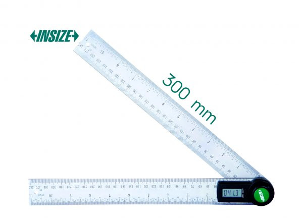 Insize 2176-300 Dijital Açı Ölçer 30 Cm ürün görseli 1