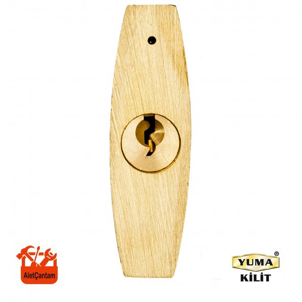 Yuma Pirinç Sarı Asma Kilit Master Sistem ortak Anahtarlı 30Mm - 5