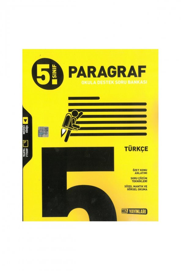 5.sınıf Türkçe Paragraf Okula Destek Soru Bankası