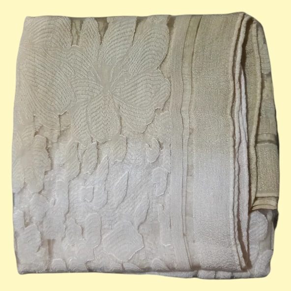 Çok Renkli Şal - Sarı Krem 65 x 190 - 2