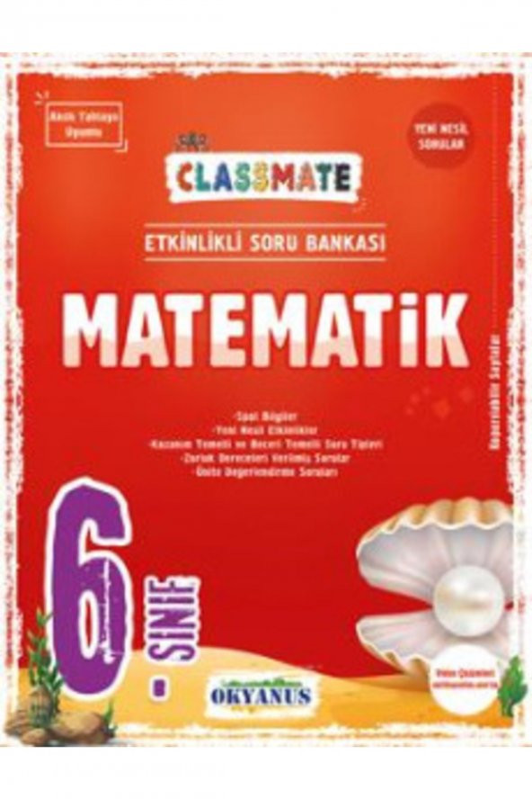 6. Sınıf Classmate Matematik Soru Bankası 2023