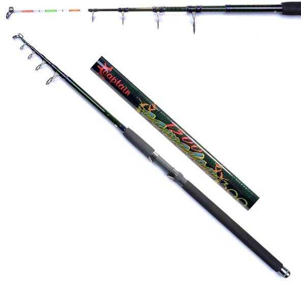 Captain 1500 Camelon 4m Teleskopik Kamış 100-200gr Atar ürün görseli 1