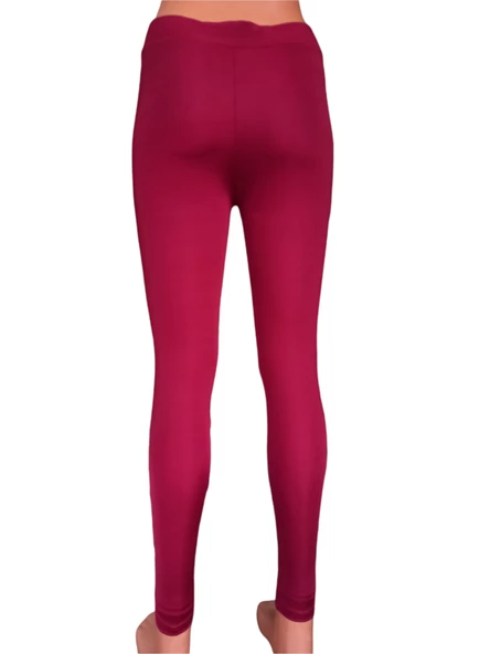 Parlak Disko Tayt - Bordo S - 2