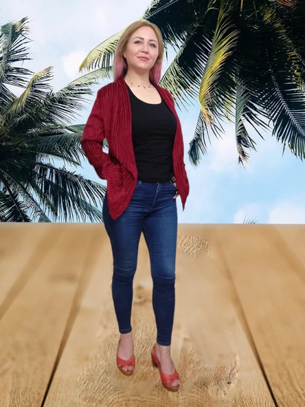 Kadife Fitilli Cepli Ceket - 3