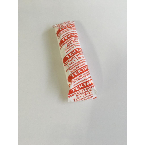 TEKTAŞ HİDROFİL SARGI BEZİ (7CM X 150 CM) 10 LU