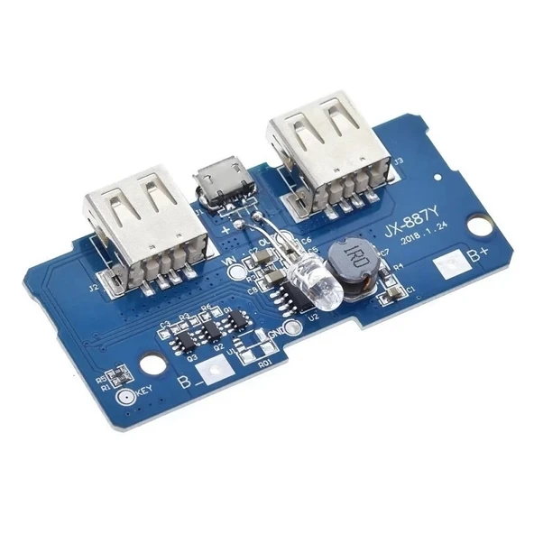 Powerbank Şarj Devresi - 5V 2A Charger Modül - 5