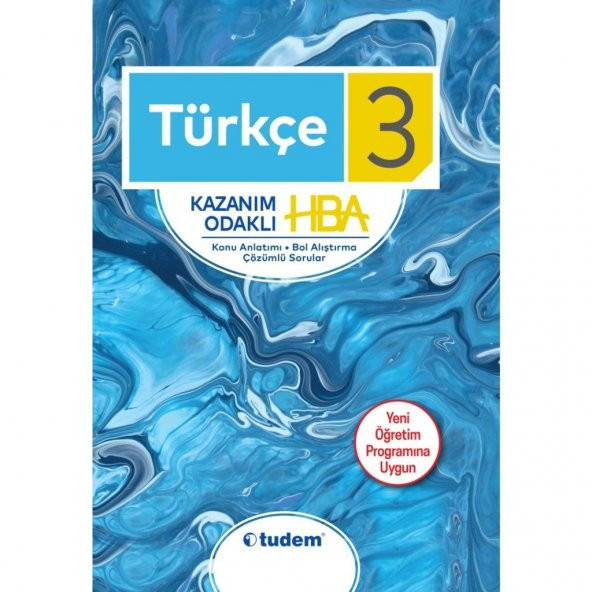 Tudem 3. Sınıf Türkçe Kazanım Odaklı Hba Konu Anlatımı Çözümlü Sorular Yeni 2019