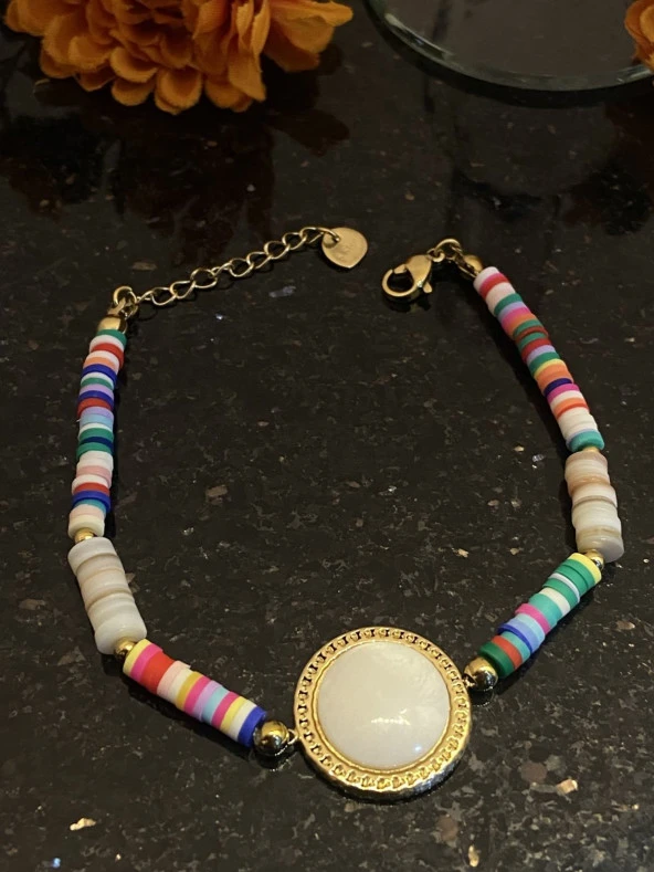 Aksesuar Çarşısı Çelik Fino renkli Bileklik - Resim 2