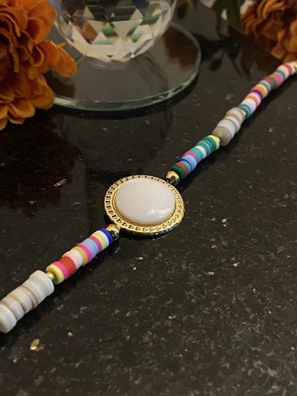 Aksesuar Çarşısı Çelik Fino renkli Bileklik - Resim 3