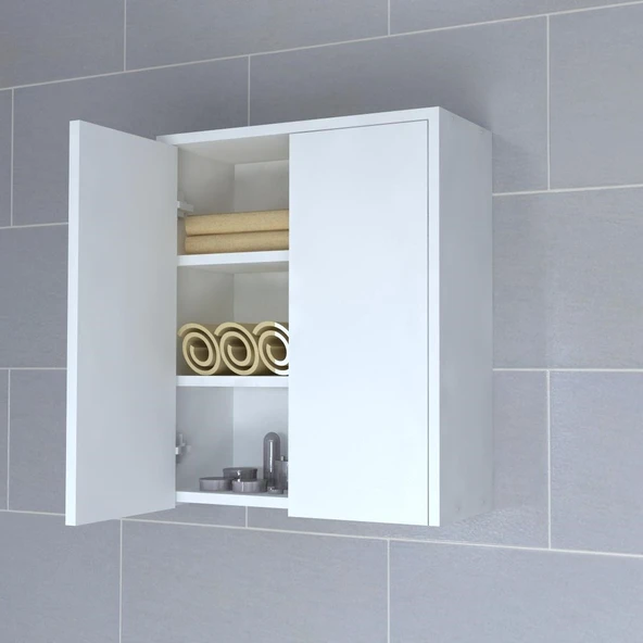 Mobilique Twin Beyaz Çok Amaçlı Dolap - 4