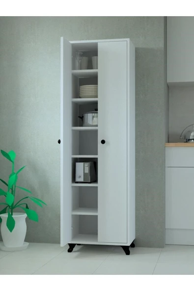 Mobilique Çok Amaçlı Gözde Kiler Dolabı Yedi Raflı - 4