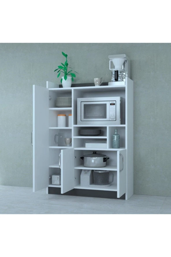 Mobilique Çok Amaçlı Kiler Mikrodalga Dolabı 90 cm - Resim 2