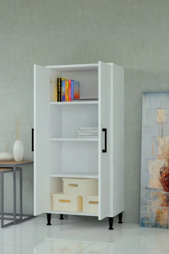 Mobilique 100 Mdf Cok Amacli Kiler Dolabi Beyaz - 2