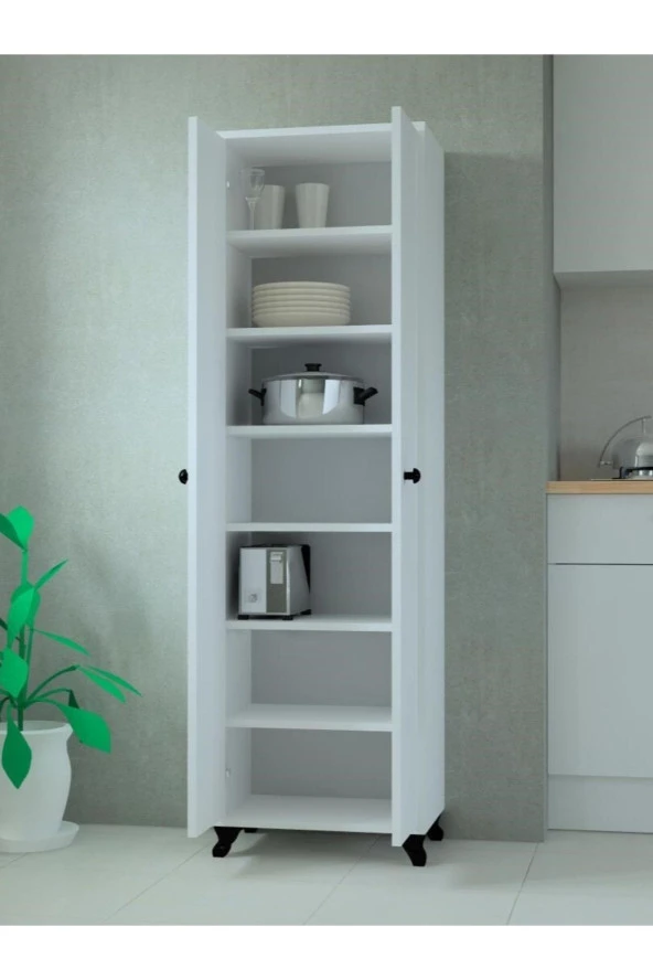 Mobilique Çok Amaçlı Gözde Kiler Dolabı Yedi Raflı - 2