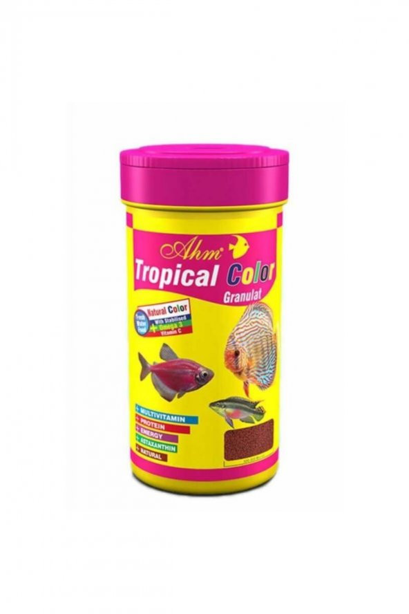 Tropical Colour Granulat Tropikal Balık Yemi 250ml