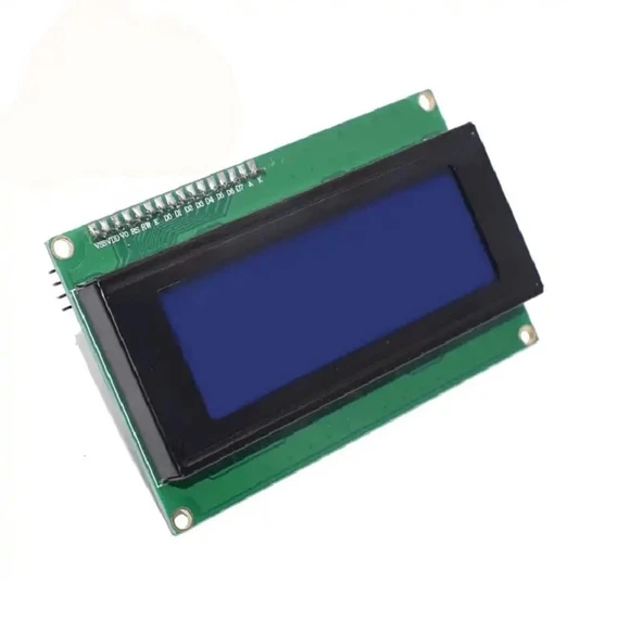 20x4 Mavi LCD + IIC/I2C Ekran Arayüz Modülü Birlikte Set - Resim 5