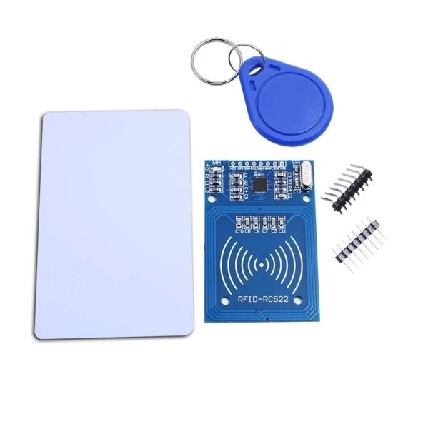 RC522 RFID NFC Kiti - RC522 RFID NFC Modülü, Kart ve Anahtarlık