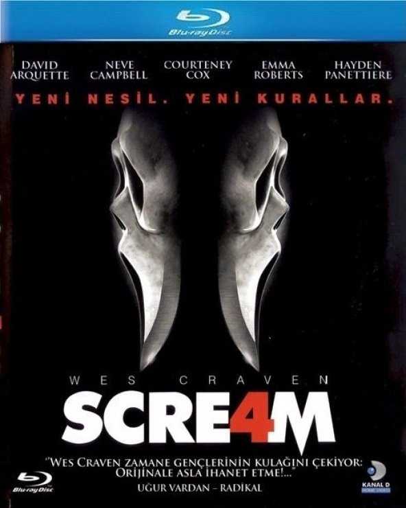 Scre4m - Çığlık 4  Blu-Ray ürün görseli