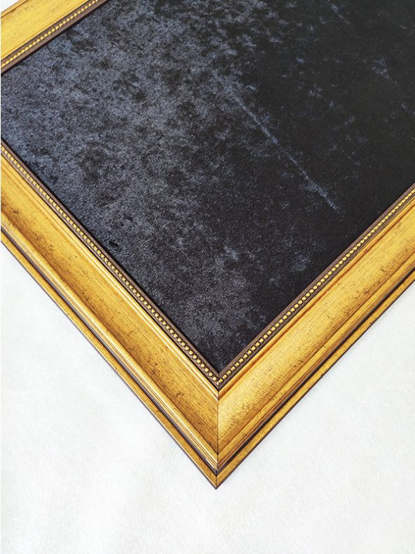 Çerçeve Li Filografi Tahtası 40*50Cm Siyah Kumaş - 2