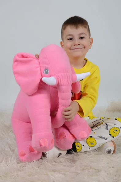 Çocuklara Özel 90 cm Uyku Arkadaşım Uyku Fili - 8