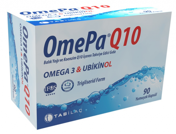 Omepa Q10 Omega 3 Ubiquinol 90 Kapsül