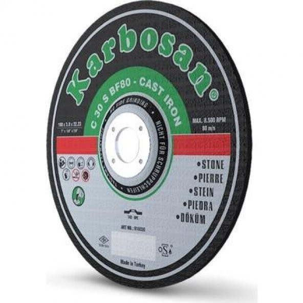 Karbosan Mermer Kesme Taşı 180 MM - 1