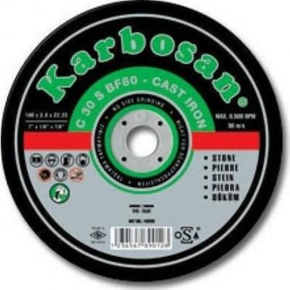 Karbosan Mermer Kesme Taşı 230 MM