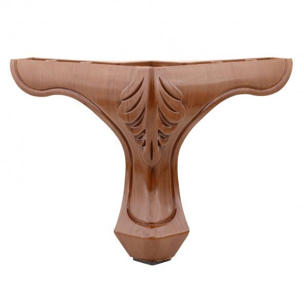 Mobilya Kanepe Koltuk Ayağı Kahverengi Ahşap Desenli Ayak 14 cm