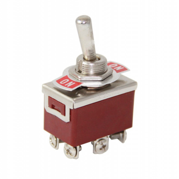 TOGGLE SWITCH BÜYÜK BOY ON-OFF 6P VİDALI