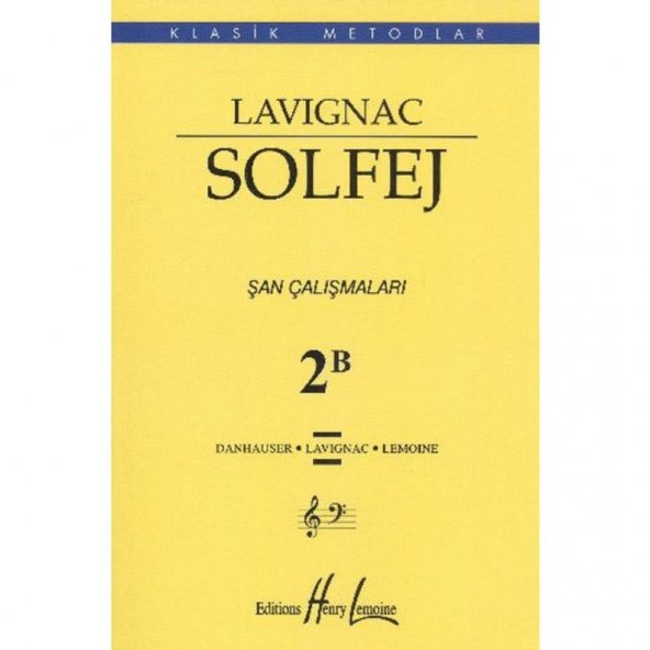 LAVIGNAC SOLFEJ 2B ürün görseli 1