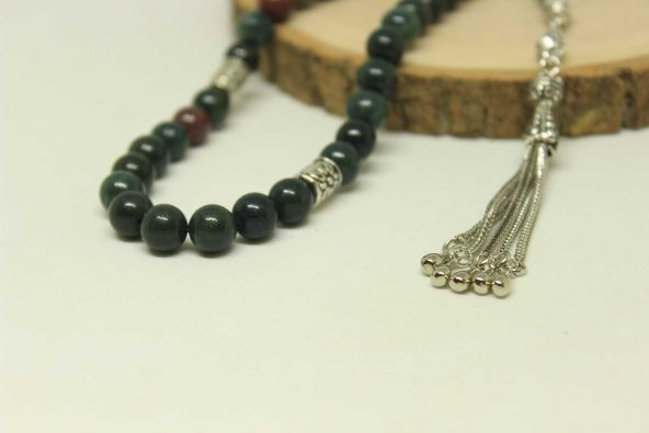 Kan Taşı Royal Tesbih 8mm - Resim 3