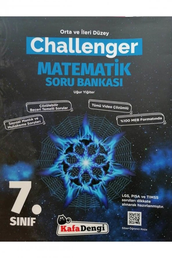 Kafa Dengi 7.Sınıf Challenger Matematik Soru Bankası ürün görseli 1