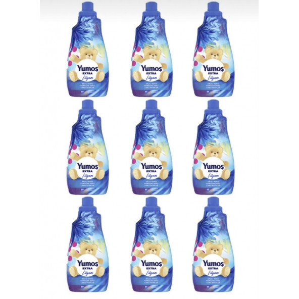 Yumoş Extra Lilyum Lotus Çiçeği 1.44 lt 60 Yıkama 9'lu Paket Yumuşatıcı
