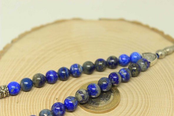 Lapis Taşı Tesbih 8mm Ahşap Kutulu - 2
