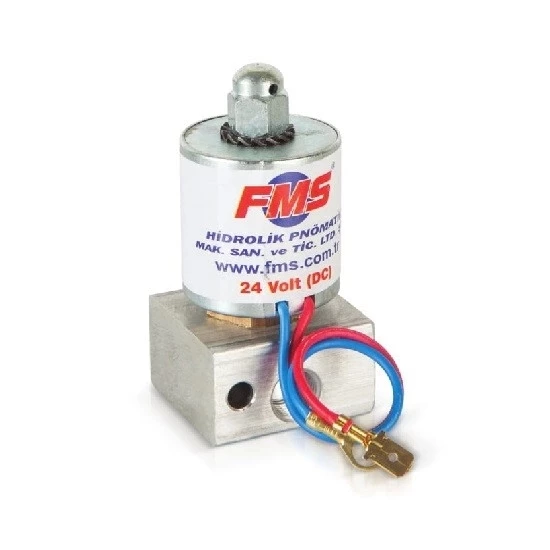 Pnömatik Damper Valfi Ventil Tekli 12V/24V/110V/220V ürün görseli 1