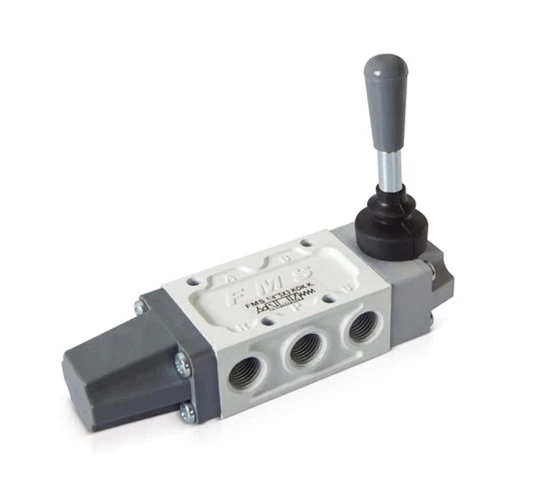 Pnömatik Valf Ventil Kol Yay Kol K.M 1/4 - 5/3 ürün görseli 1