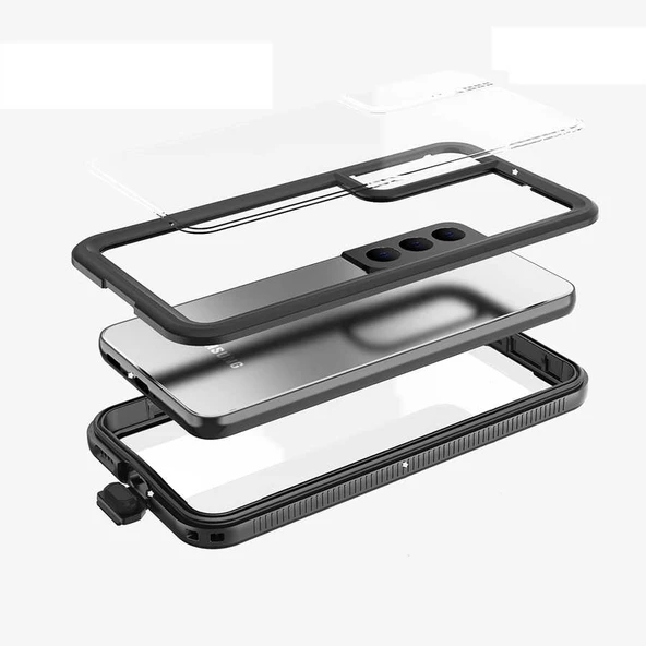 Galaxy S22 Kılıf 1-1 Su Geçirmez Kılıf - Resim 3