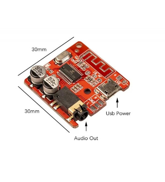 XY-BT-Mini Bluetooth Kablosuz Ses Müzik Mp3 Çalar Amfilikatörlü - Resim 5