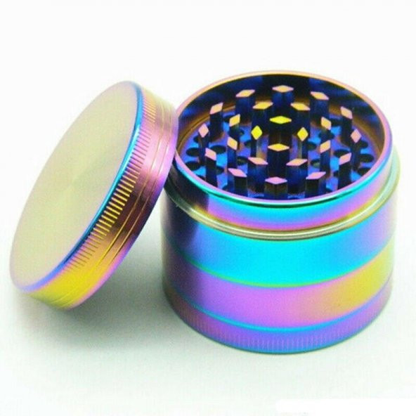 Valkyrie 40 Mm 4 Katmanlı Renkli Çinko Alaşım Herbal Grinder Baharat Bitki Ot Tütün Öğütücü - 7