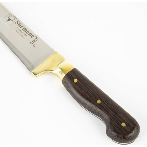 Sürmene Cumhur Çelik 61020 Kasap Kurban Bıçağı, 18 cm, Venge Sap - 6