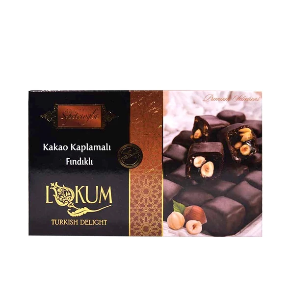 Kakao Kaplamalı Fındıklı Çifte Kavrulmuş Lokum 300G
