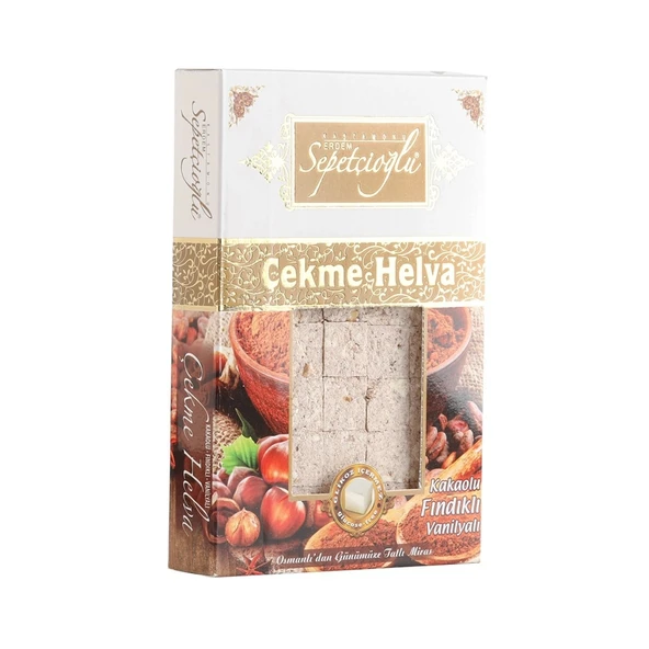 Kakaolu Fındıklı Vanilyanlı Çekme Helva 280G