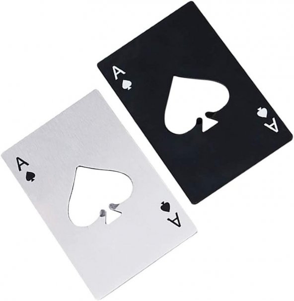 Valkyrie Poker Kart Maçı Ası Paslanmaz Çelik Şişe Açacağı