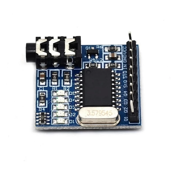 MT8870 DTMF Telefon Tuş Ses Çözme Algılama Modülü 3.5mm Ses Soket - Resim 3
