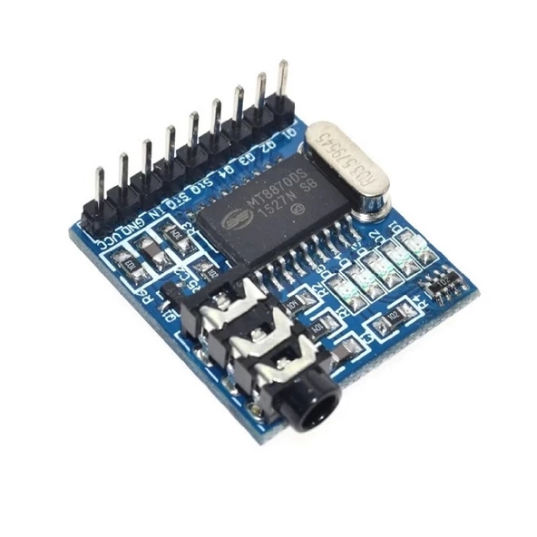 MT8870 DTMF Telefon Tuş Ses Çözme Algılama Modülü 3.5mm Ses Soket - Resim 4
