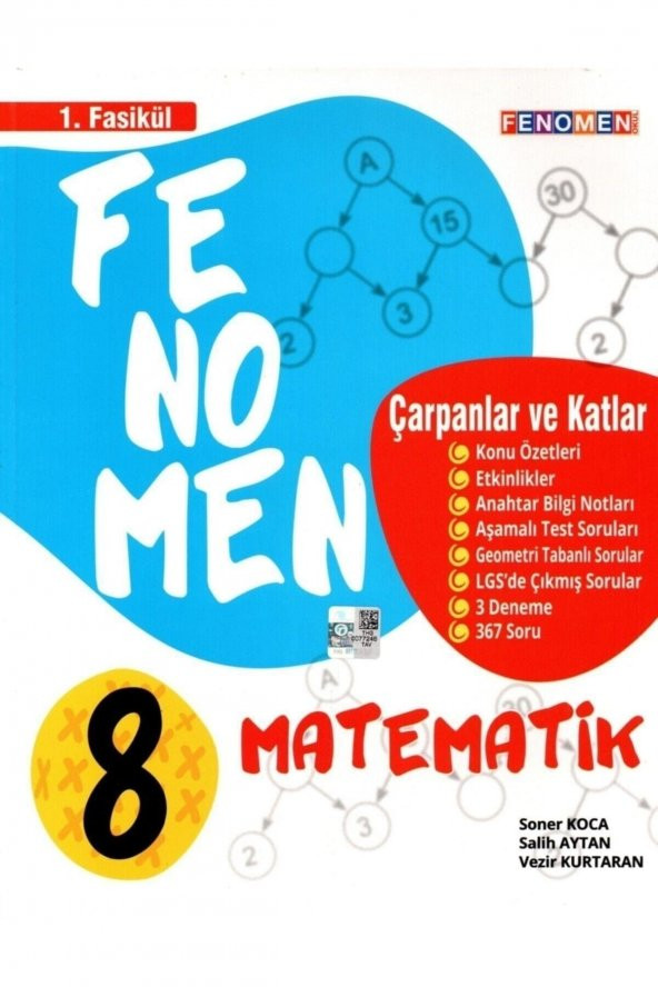 Fenomen 8. Sınıf Lgs Matematik 1. Fasikül Konu Özetli Soru Bankası