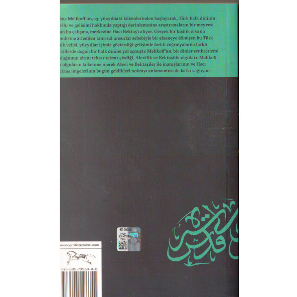 HACI BEKTAŞ EFSANEDEN GERÇEĞE TÜRKİYE'DE HALK TASAVVUFUNUN DOĞUŞU VE EVRİMİ - Resim 2